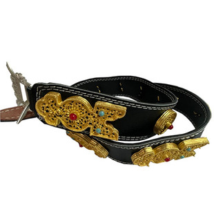 百搭藏袍藏装复古合金腰带西藏女式成人新款腰饰民族舞蹈服饰配饰