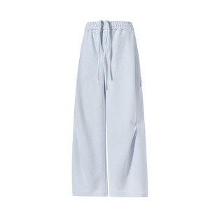 lemanism美式纯色运动休闲裤男2026春季新款情侣款宽松直筒裤卫裤