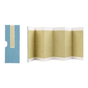 江左空白蜡染加厚宣纸手写折页万年红洒金半熟宣小楷练字七八分熟书法仿古册页茶单婚书收藏证书奏章奏折定制