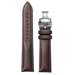 适配飞亚达印系列GA860012表带真皮蝴蝶扣男女等宽表带18 20mm