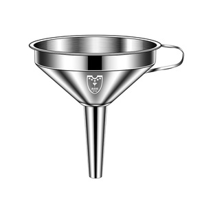 316不锈钢漏斗食品级家用倒油神器酒提子打酒器一体过滤网大口径