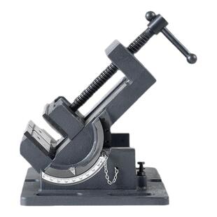 赢领可倾斜导杆式角度平口钳钻床台钻用90度斜度小台钳3寸4寸直销