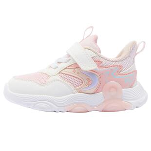 361童鞋女童学步鞋2026年春季新款幼童鞋网面婴童魔术贴儿童鞋子