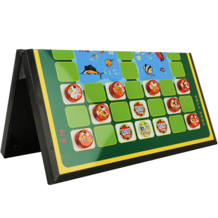 斗兽棋儿童小学生2人卡通益智大号成功磁性棋子磁石斗兽动物棋