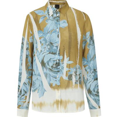 PINKO印花休闲长袖衬衫