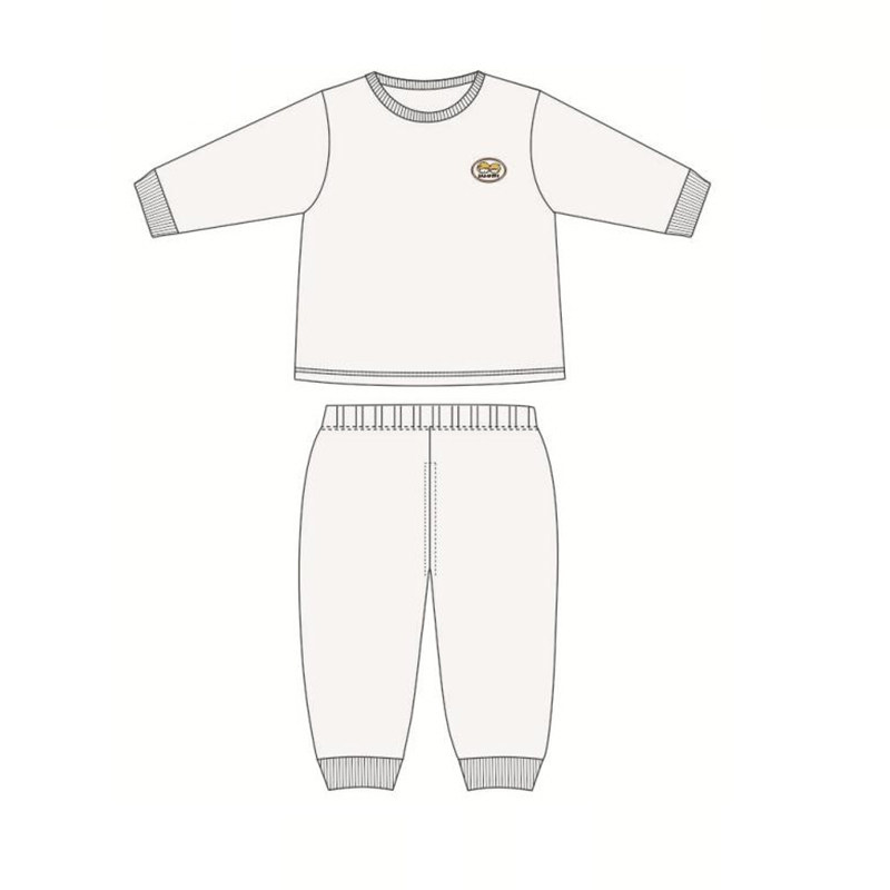 三木比迪内衣套男女童德绒保暖2025秋冬小童纯色睡衣家居服A类