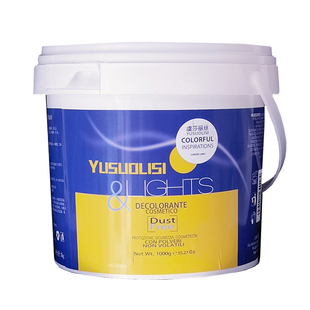 虞莎丽丝大桶漂粉发廊美发店专用蓝漂粉无氨清香毛白剂无尘褪色粉