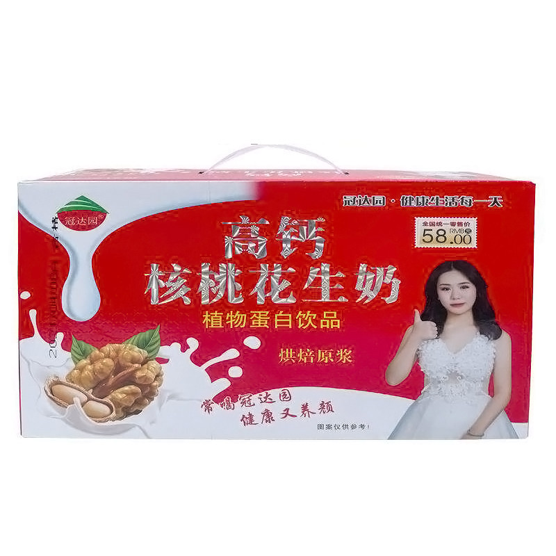 核桃花生高钙蛋白早餐奶老人小孩