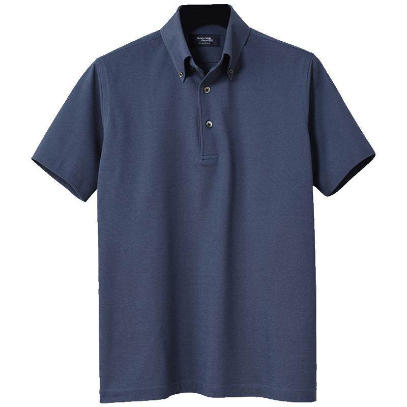 镰仓衬衫商务男士短袖休闲POLO衫T恤上衣kamakurashirts日本制
