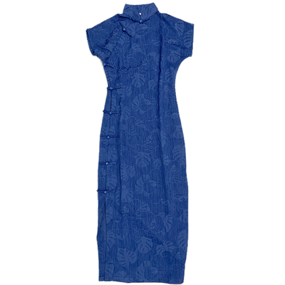 古法全开襟日常旗袍年轻款复古