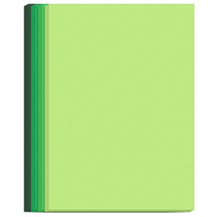 绿色卡纸彩色手工a4硬卡纸A3大尺寸全开A2墨绿色深绿浅绿草绿幼儿园环创材料圣诞节手工diy马卡龙莫兰迪色系