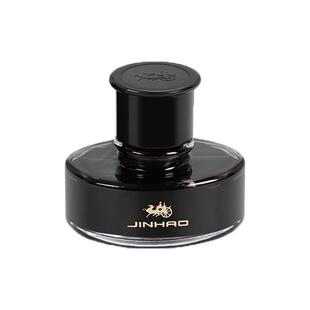 金豪金箔钢笔用墨水黑色ink非碳素墨水不堵墨钢笔水老师学生练字专用红墨水红色蓝色蓝黑纯蓝彩墨大瓶50ml