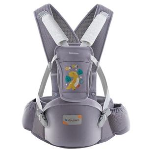 布兜妈妈婴儿腰凳春夏纯棉透气背带前抱式宝宝轻便四季多功能坐凳