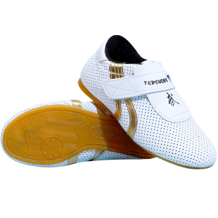 儿童跆拳道鞋男童夏季透气网眼散打鞋防滑耐磨专业训练武术鞋女童