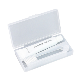 出差旅行便携迷你牙膏套装小巧情侣随身携带折叠软毛牙刷收纳盒