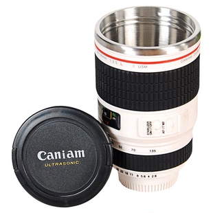 LONGKASHU创意礼物28-135镜头杯潮流搞怪仿真单反相机镜头水杯