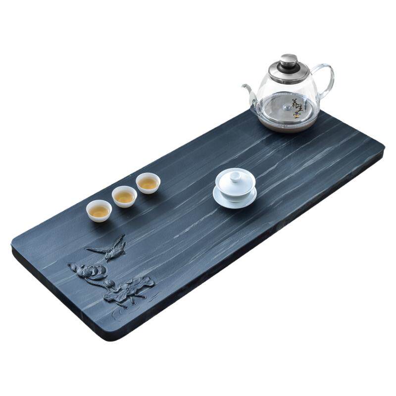 木纹天然绿檀一体式轻奢现代茶台