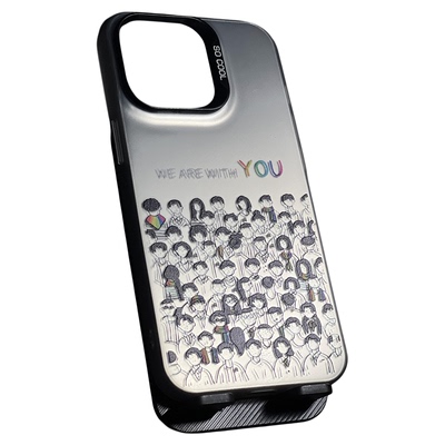 彩虹手机壳16ProMax软边个性原创