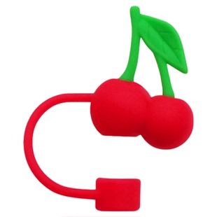 新品10MM吸管帽硅胶水果吸管套斯坦利Stanley水杯奶茶吸管防尘套