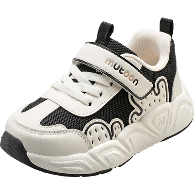 牧童软底轻便减震网面运动鞋