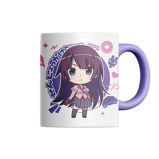 物语系列动漫忍野忍千石抚子周边战场原黑仪周边陶瓷水杯马克杯