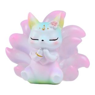 2026新款涂山九尾狐2代盲盒玩具精美手办小摆件女孩生日礼物盲盒