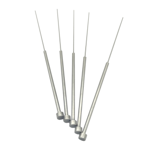 国产skd61模具托针耐高温带托台阶顶针0.5-2.5*3*100-300双节顶针
