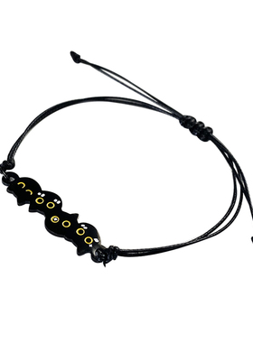 「猫猫头手链」HiYOUNG手链情侣手串轻奢饰品百搭高级感女腕饰品