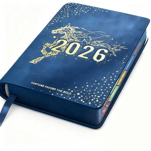 2026年日程本计划本365天一日一页日记本记事本时间管理商务笔记本子新款日历打卡效率手册工作日志手帐定制