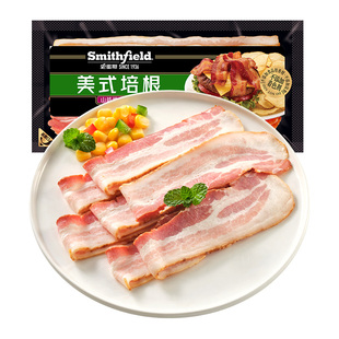 史蜜斯美式餐饮原切培根135g220g240g1kg儿童无添加早餐家用