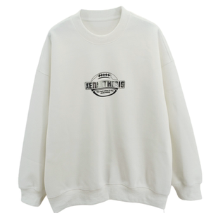 乔迪丹娜春款2026男大童圆领卫衣简潮 学生字母印花宽松休闲长袖T