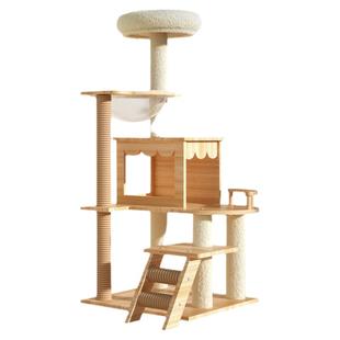 猫爬架猫窝猫树一体猫架子大型太空舱猫窝剑麻抓柱不占地猫咪用品