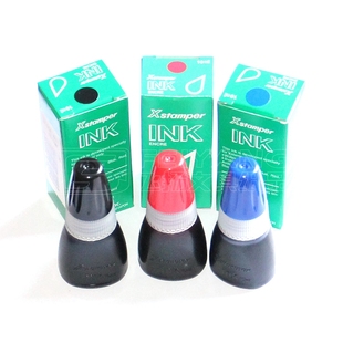 正品 INK Xstamper CS-10N 原子印油10ml原子章添加液补充墨水3色