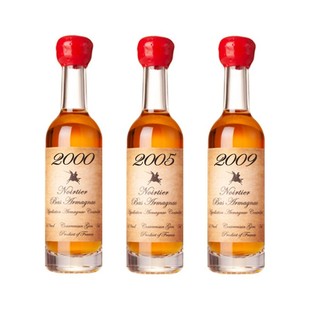 法国原瓶进口2000-2009年份雅文邑白兰地Armagnac洋酒礼盒装50ML