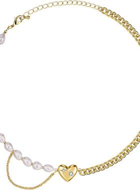JAY心意系列拼接爱心珍珠项链
