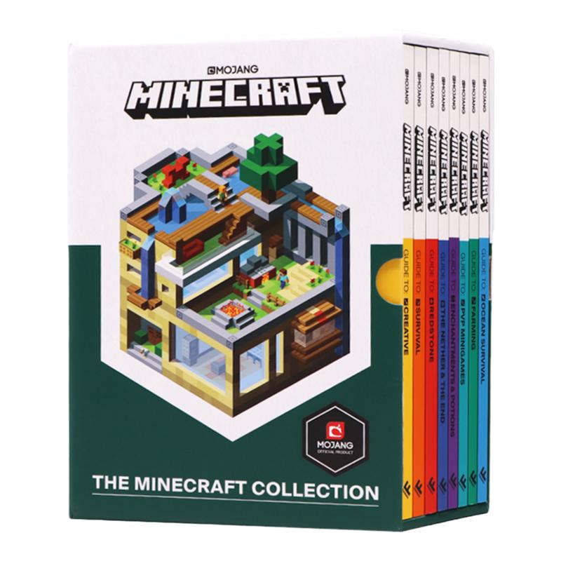 Minecraft书 我的世界英文版攻略官方指南8册 Minecraft book 英文原版官方指南 Minecraft书英文 培养逻辑思维创造力课外读物