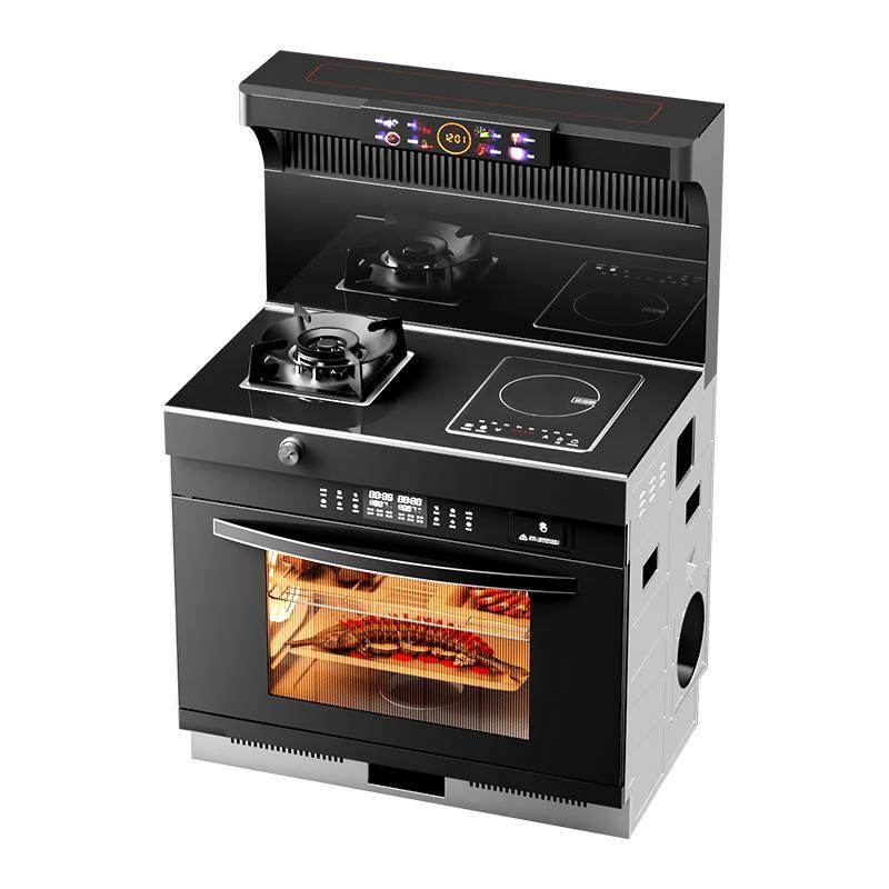 荣事达旗舰集成灶家用一体多功能变频蒸烤箱油烟机燃气灶气电两用