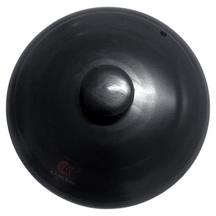 康舒陶瓷砂锅盖子配件黑白色瓷煲盖煲汤盖家用正品通用中药壶锅盖