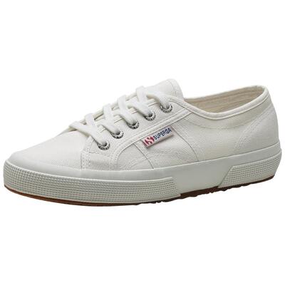 SUPERGA低帮内增高帆布鞋小白鞋