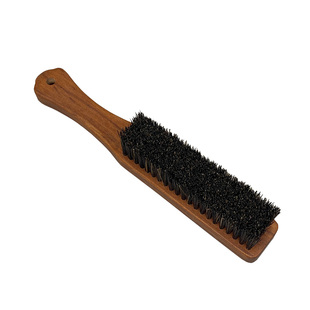 文玩刷子高档纯实木柄手工绑线马猪鬃毛5排金刚核桃打底上色包浆