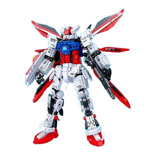 新款高达扎古命运强袭机甲独角兽自由敢达拼装手办模型积木玩具