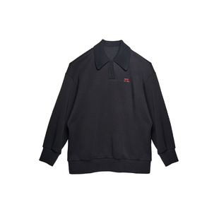 【黄俊捷同款】SONG OF JOY/阿颂重磅加厚男女polo领卫衣情侣套装