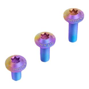 SPARTS斯坦 ARAI头盔NEO 钛合金螺丝 A3伞头套装M5M6锁紧螺钉金蓝