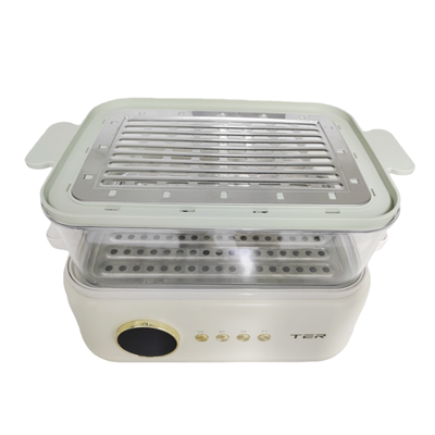 TER多功能定时电蒸锅配件锅盖子蒸笼蒸屉蒸片家用预约透明一体锅