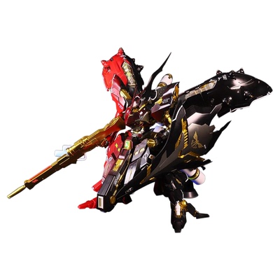 RG夜莺黑变红改色千手拼装模型