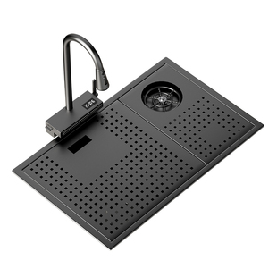 德国摩仕隐藏式吧台洗杯器水槽咖啡厅奶茶店西厨茶室中岛台小水槽