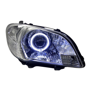 适用于06-07款丰田威驰大灯总成改装led双光透镜天使眼日行灯激光