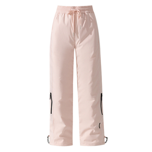 雅鹿羽绒裤女外穿冬2025新款东北零下40度宽松直筒哈尔滨保暖棉裤