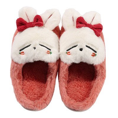 可爱儿童保暖防滑耐穿棉拖鞋