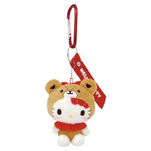 日本三丽鸥正版hellokitty小熊凯蒂猫kt猫公仔玩偶毛绒包挂件挂饰